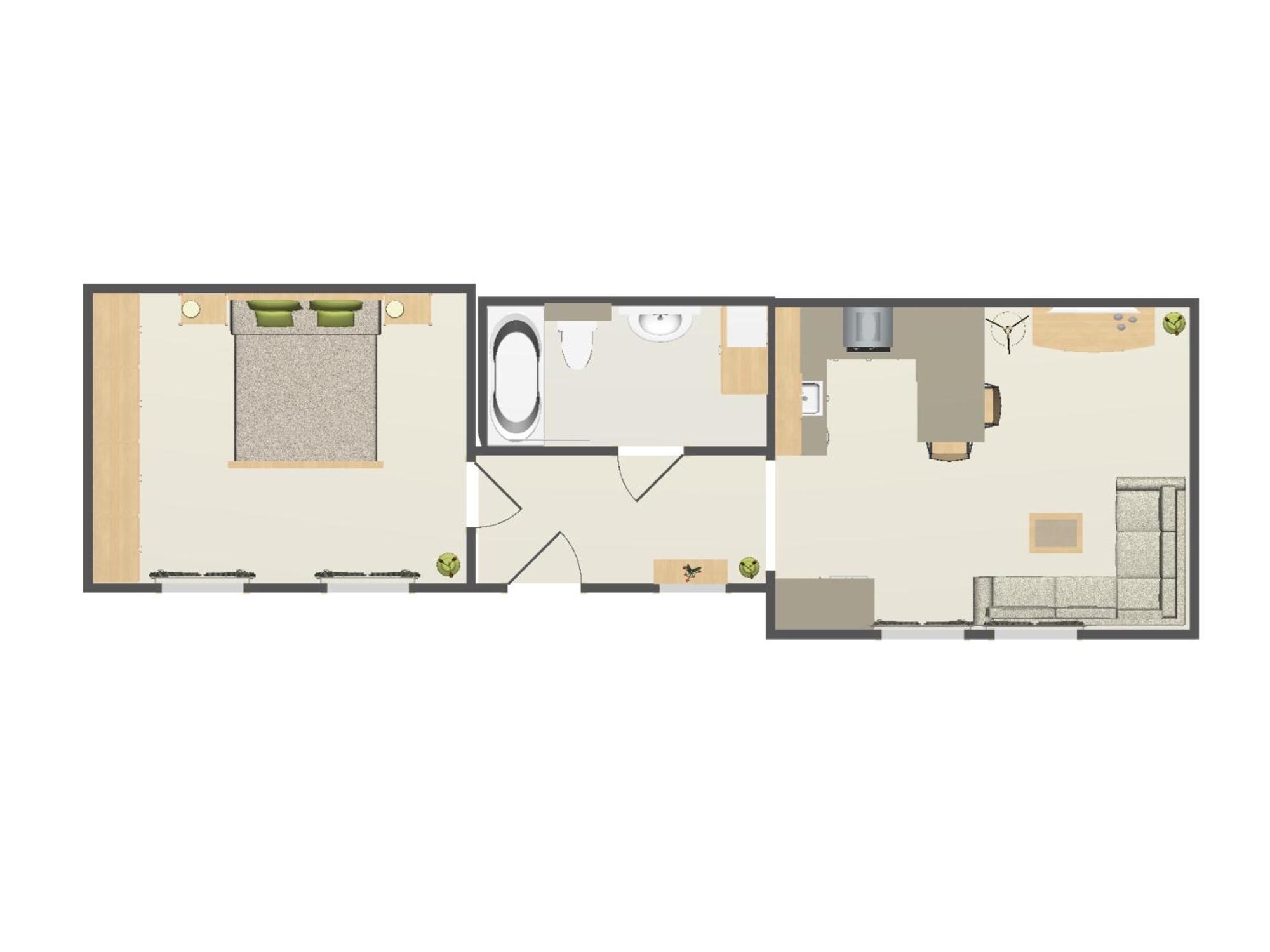 H75 Apartments Kosice Centre Rum bild